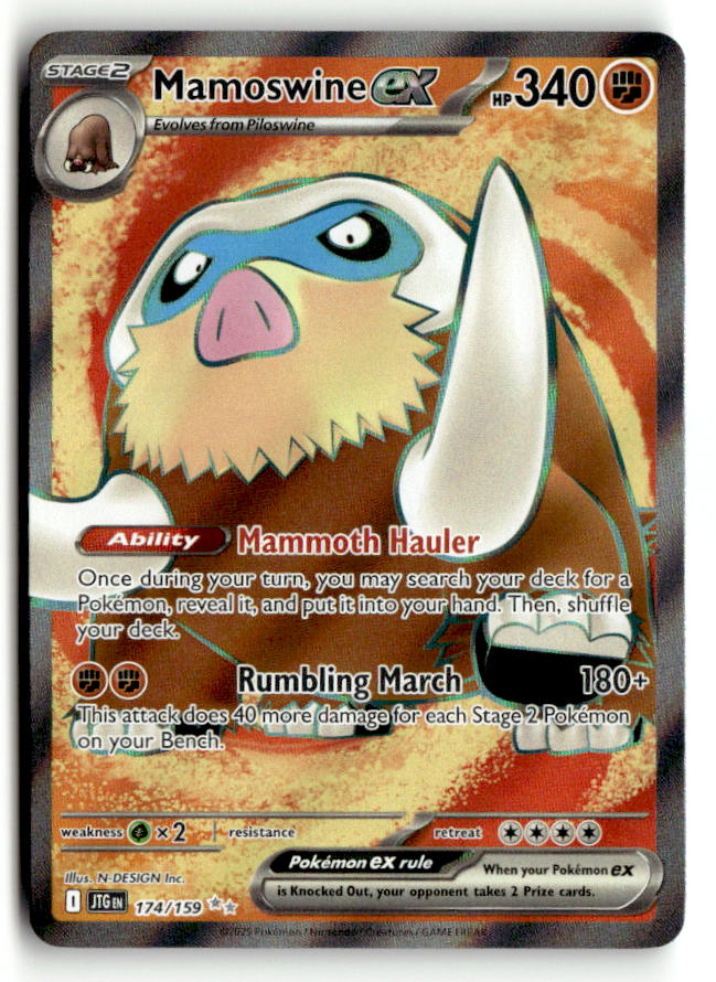 Mamoswine ex - 174/159 | Near Mint / English / Holofoil