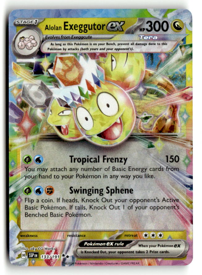 Alolan Exeggutor ex - 133/191
