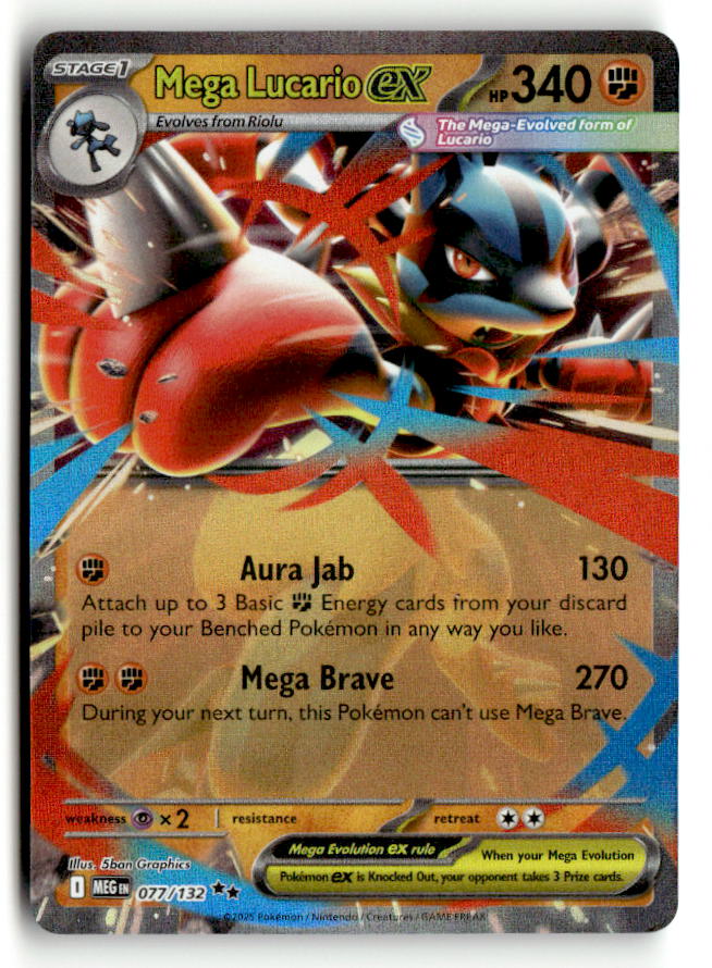 Mega Lucario ex - 077/132