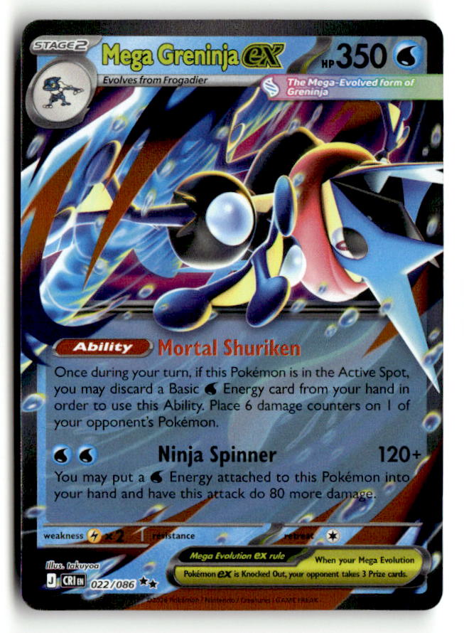 Mega Greninja ex - 022/086