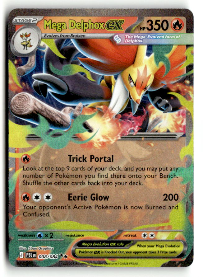 Mega Delphox ex | Near Mint / English / Holofoil