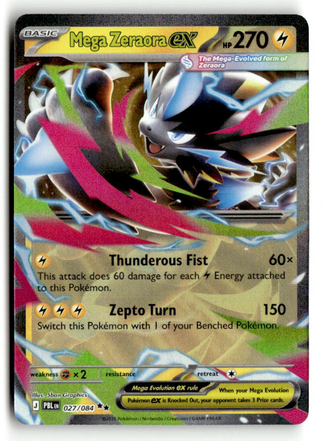 Mega Zeraora ex - 027/084