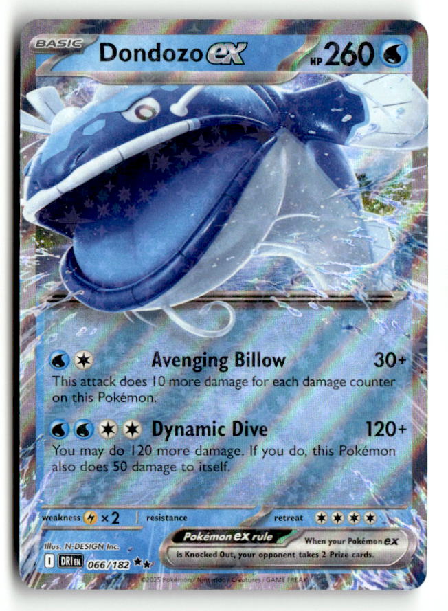 Dondozo ex - 066/182 | Near Mint / English / Holofoil