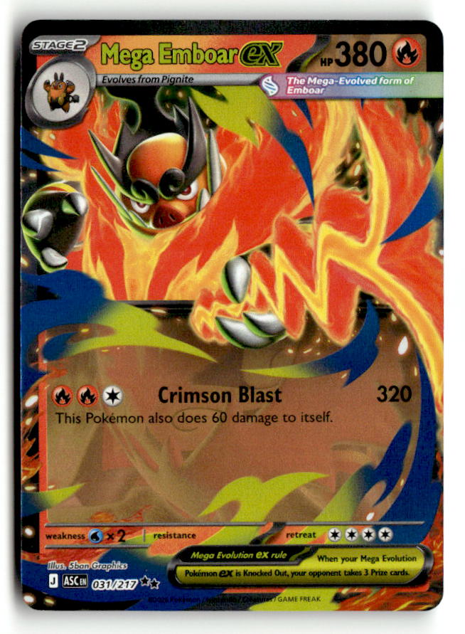 Mega Emboar ex - 031/217