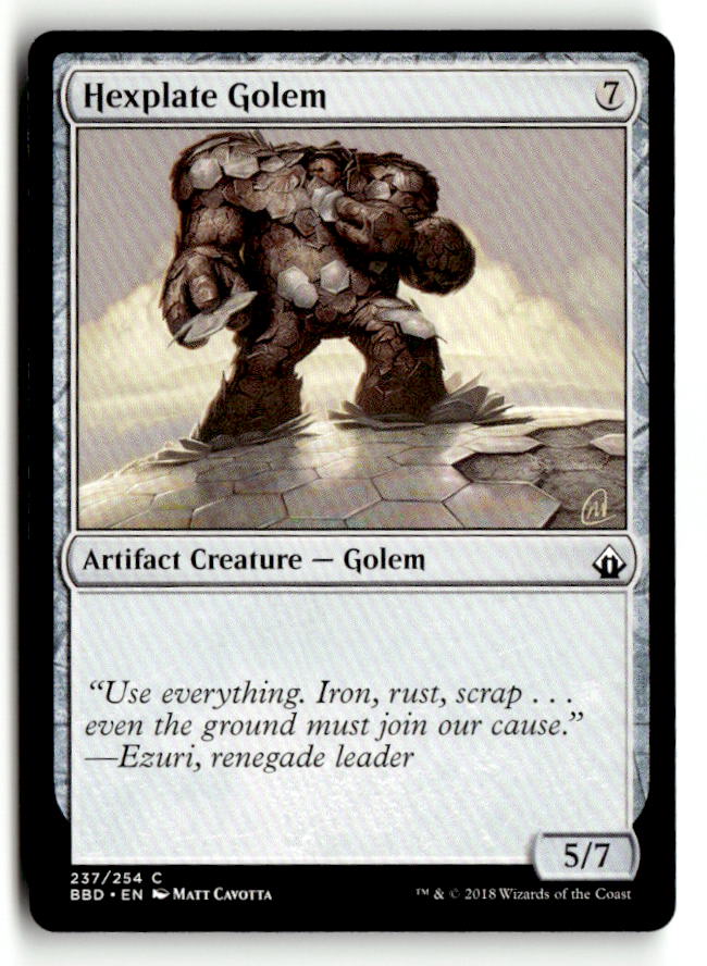 Hexplate Golem