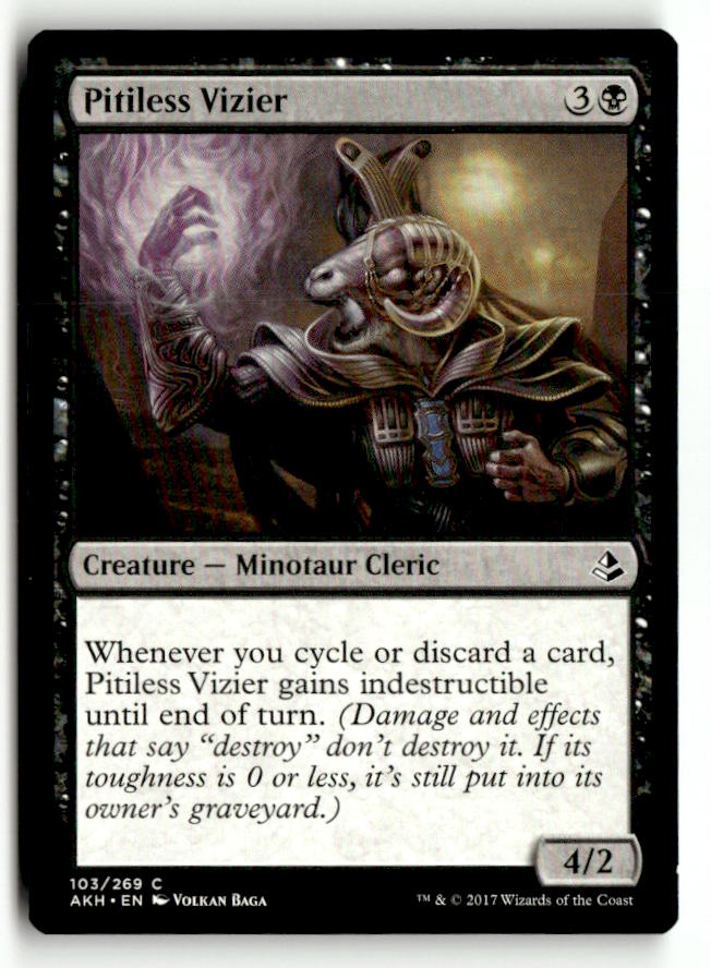 Pitiless Vizier | Lightly Played / English / Normal