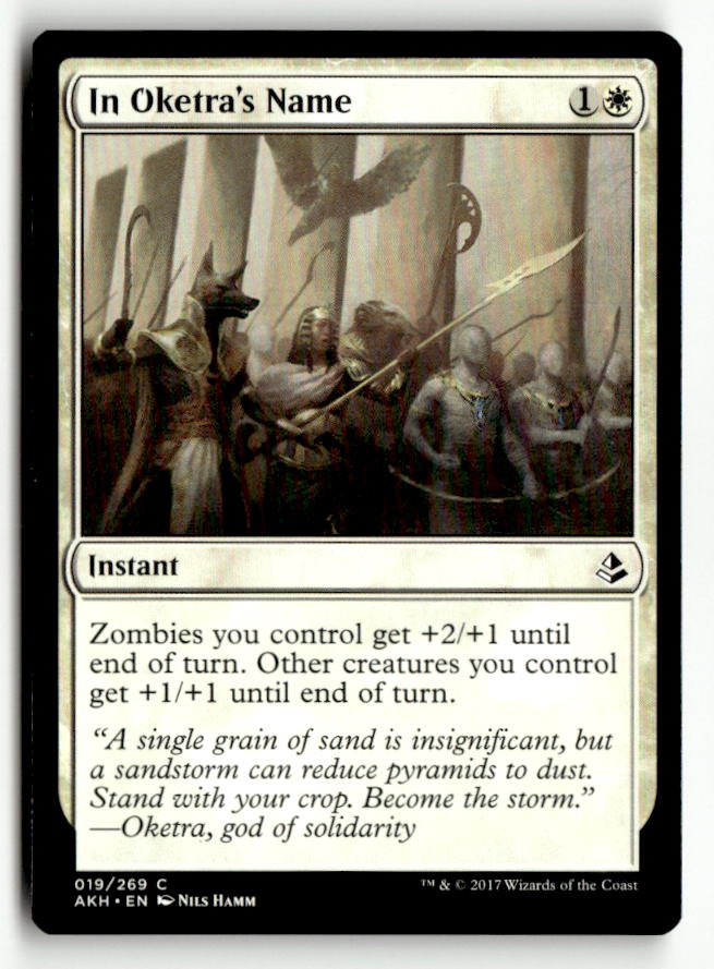 In Oketra's Name | Lightly Played / English / Normal