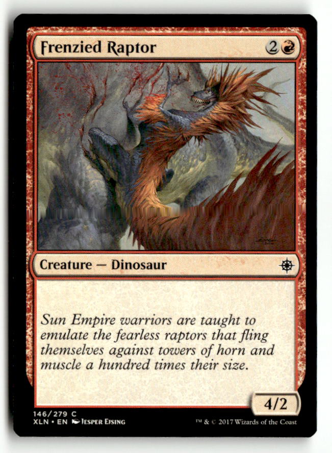 Frenzied Raptor | Lightly Played / English / Normal