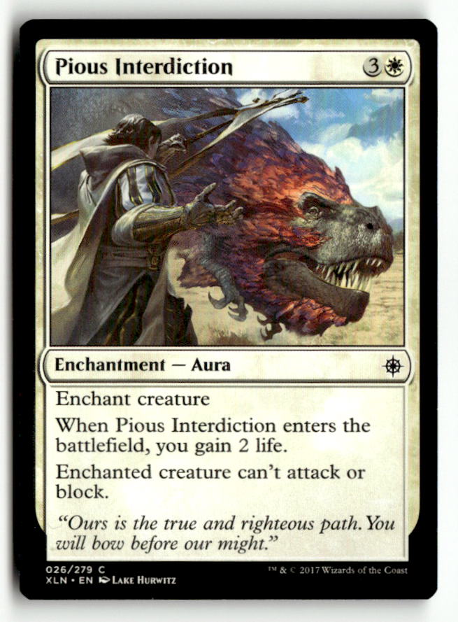 Pious Interdiction