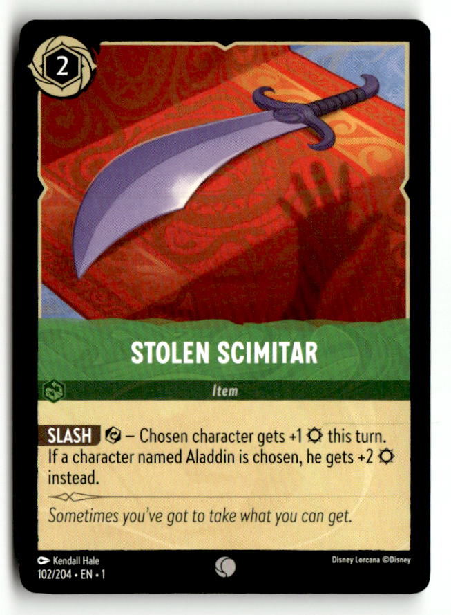 Stolen Scimitar