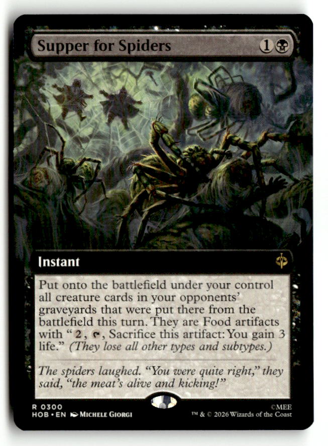 Supper for Spiders (Extended Art)