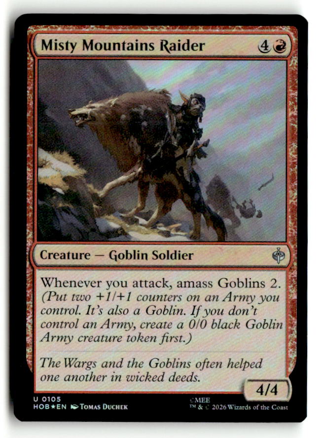 Misty Mountains Raider | Near Mint / English / Foil