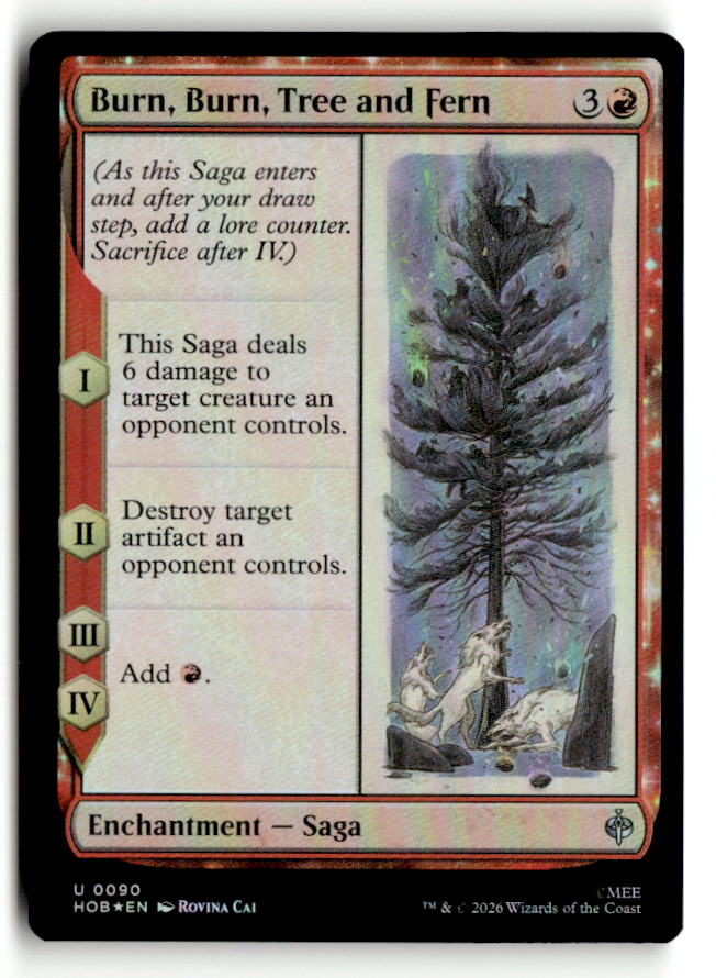 Burn, Burn, Tree and Fern | Near Mint / English / Foil