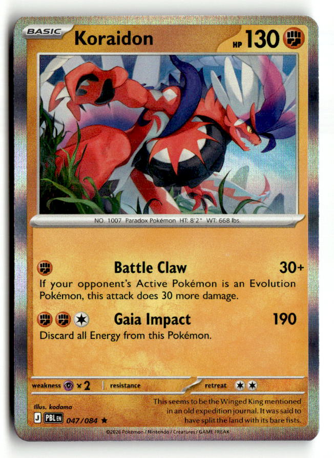 Koraidon | Near Mint / English / Holofoil