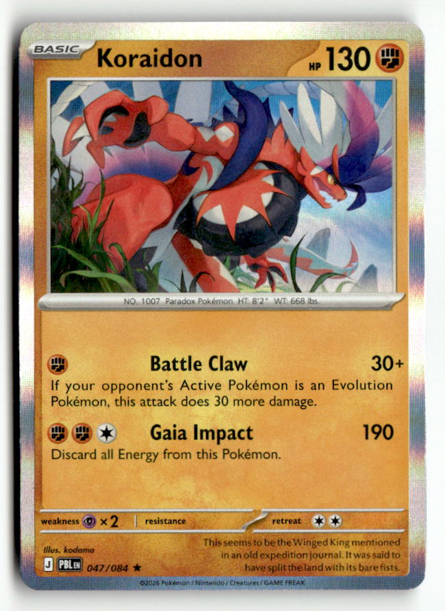 Koraidon | Near Mint / English / Holofoil