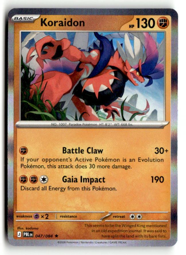 Koraidon | Near Mint / English / Holofoil