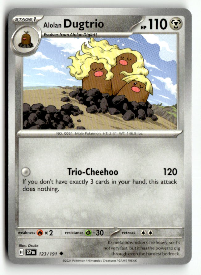 Alolan Dugtrio - 123/191
