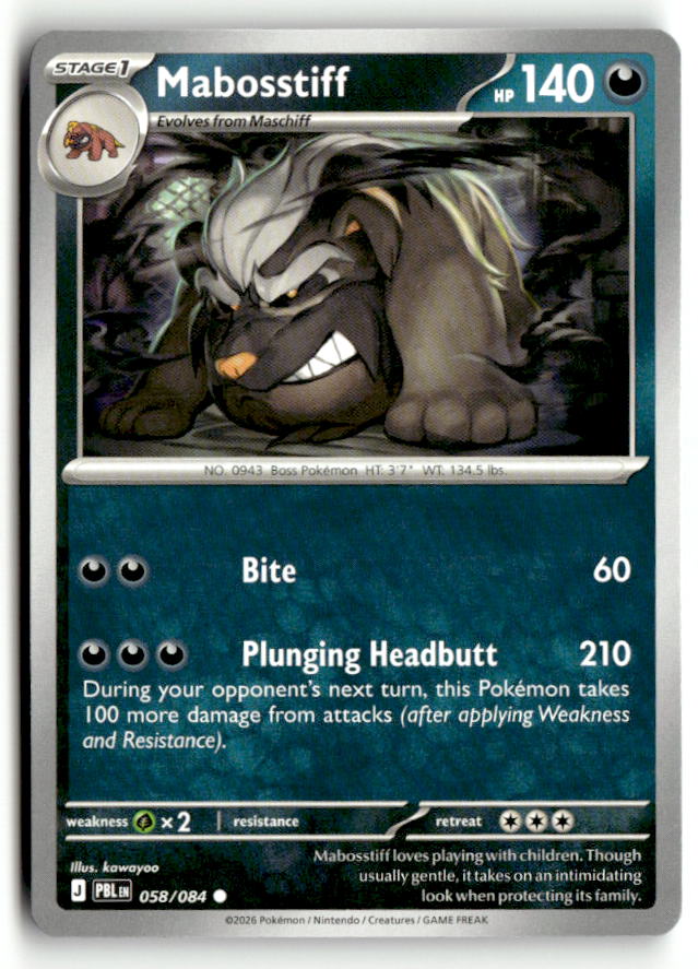Mabosstiff | Near Mint / English / Normal