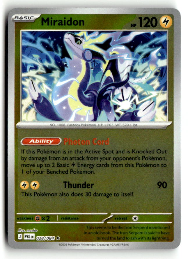 Miraidon | Near Mint / English / Reverse Holofoil