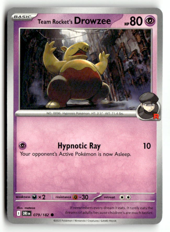 Team Rocket's Drowzee