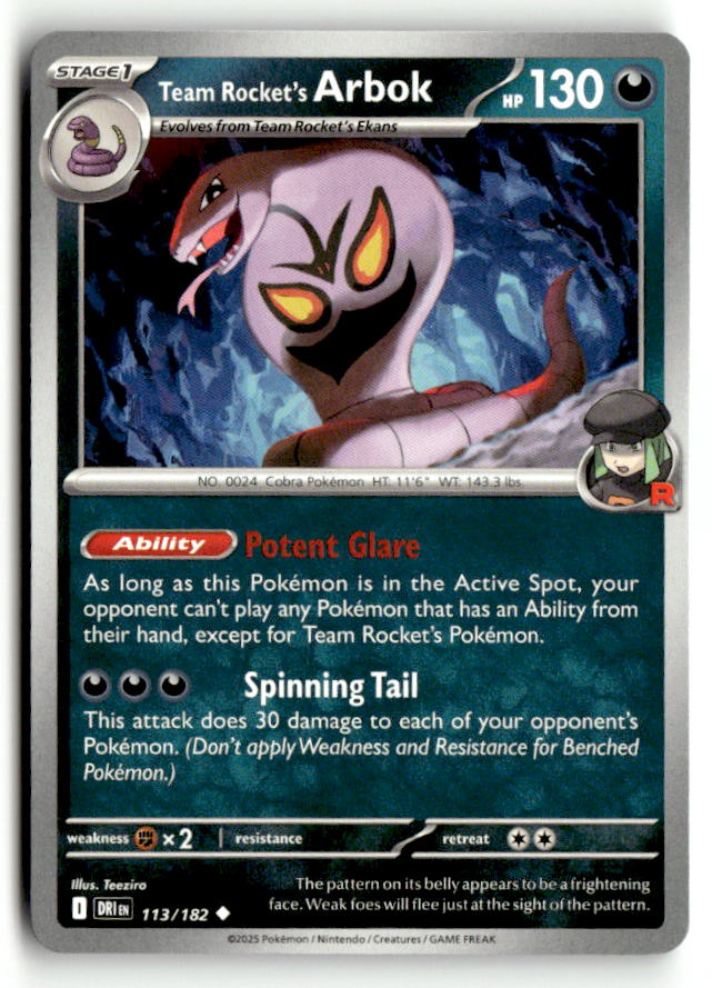 Team Rocket's Arbok