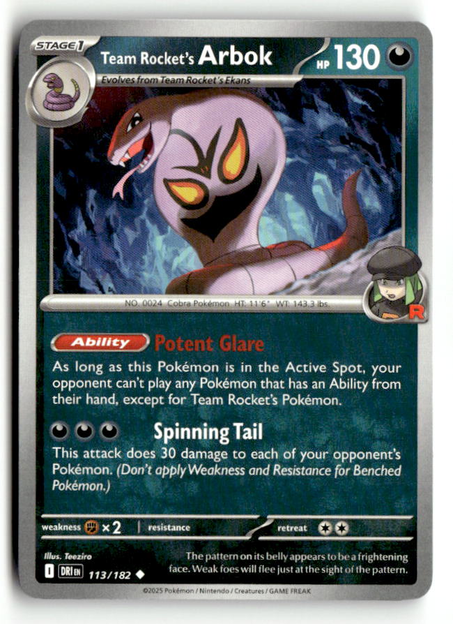 Team Rocket's Arbok