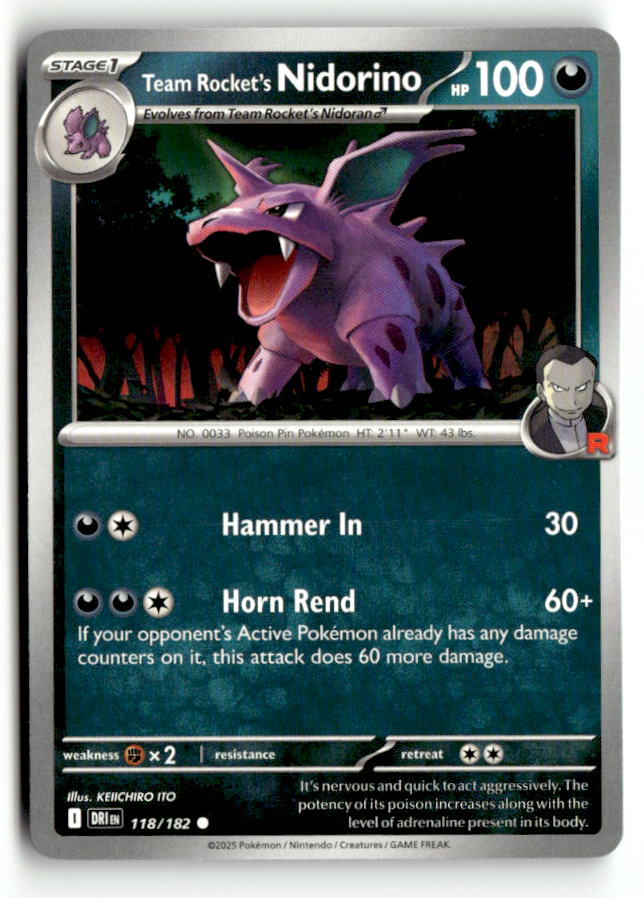 Team Rocket's Nidorino