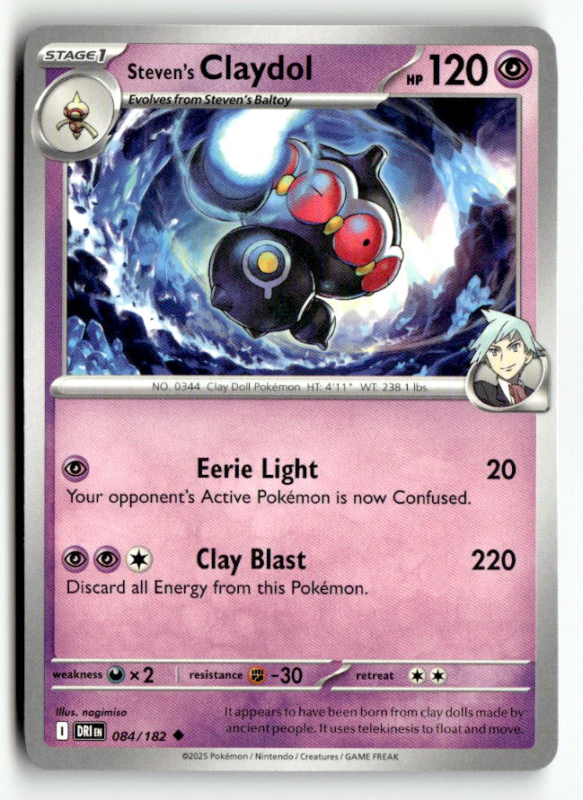 Steven's Claydol | Near Mint / English / Normal