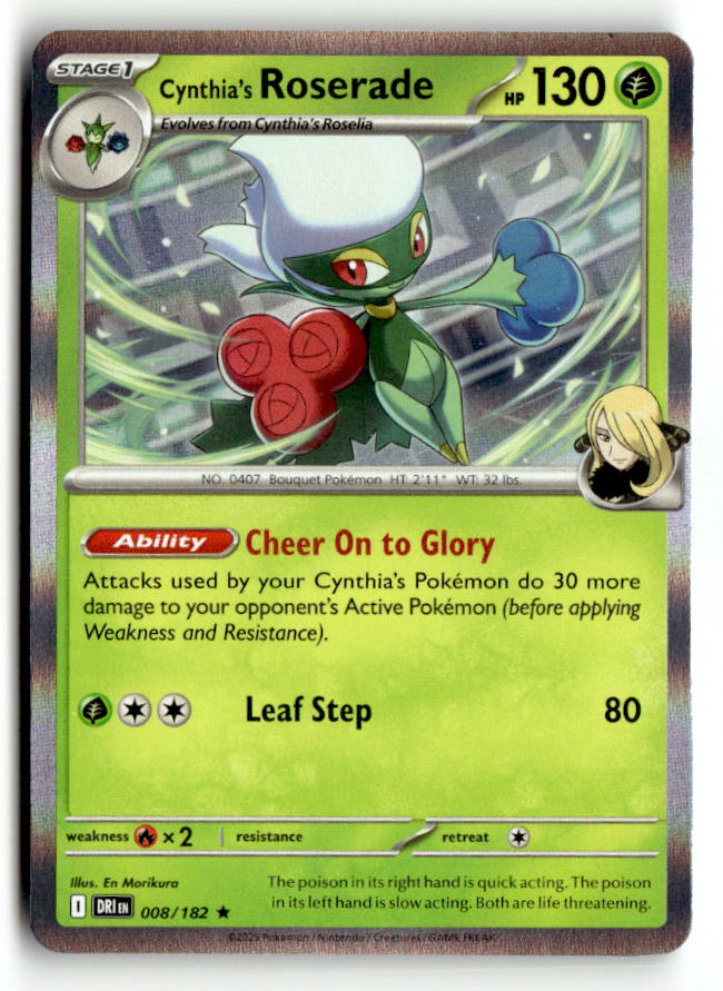 Cynthia's Roserade | Near Mint / English / Holofoil