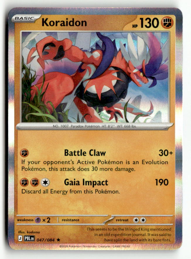 Koraidon | Near Mint / English / Holofoil