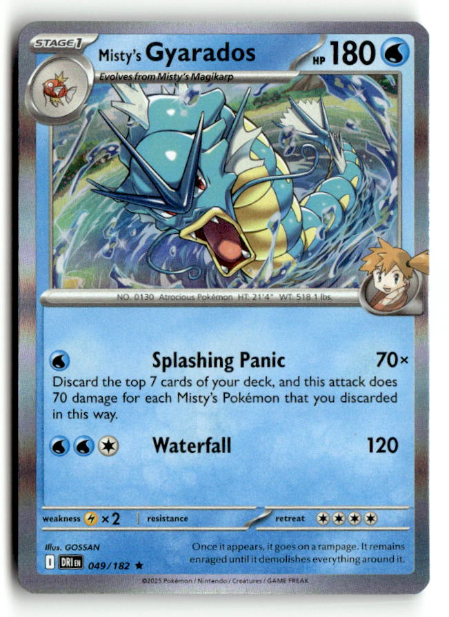 Misty's Gyarados | Near Mint / English / Holofoil