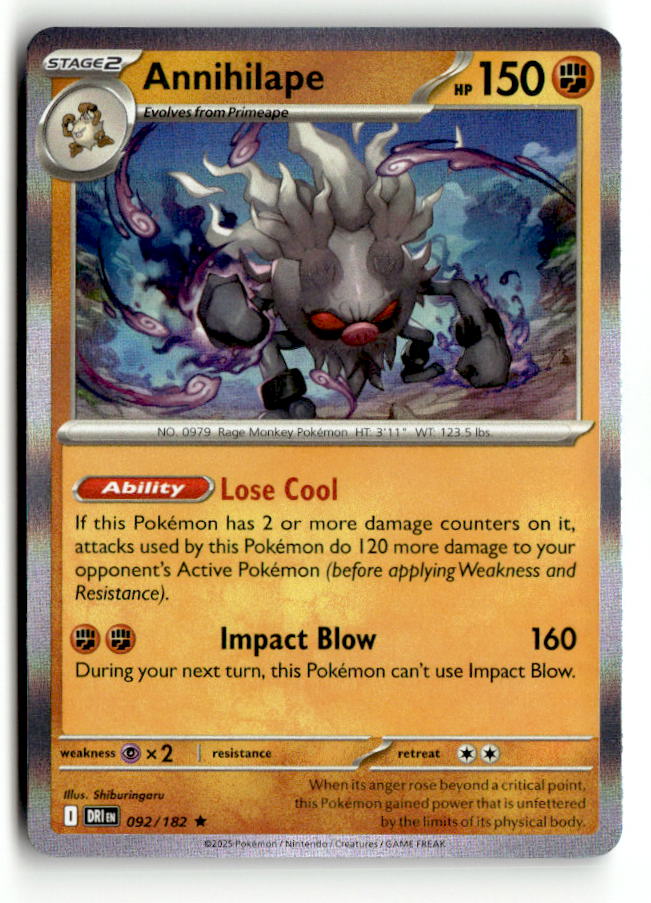 Annihilape | Near Mint / English / Holofoil