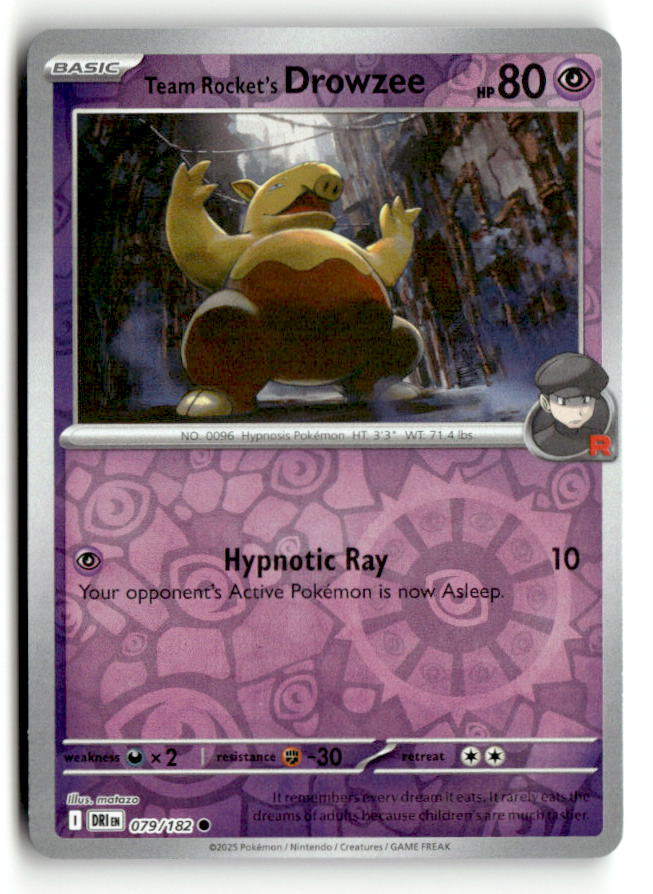 Team Rocket's Drowzee