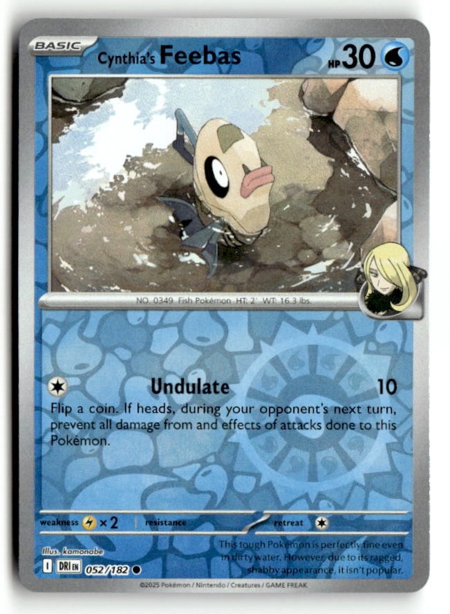 Cynthia's Feebas | Near Mint / English / Reverse Holofoil