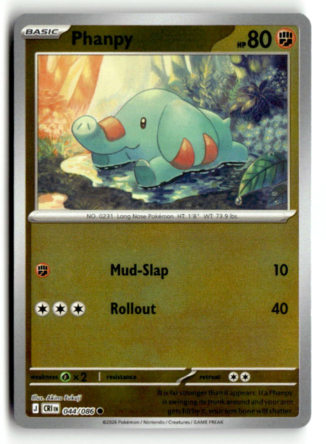 Phanpy | Near Mint / English / Reverse Holofoil