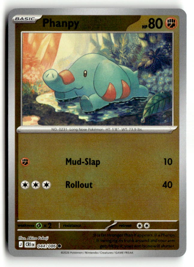 Phanpy | Near Mint / English / Reverse Holofoil