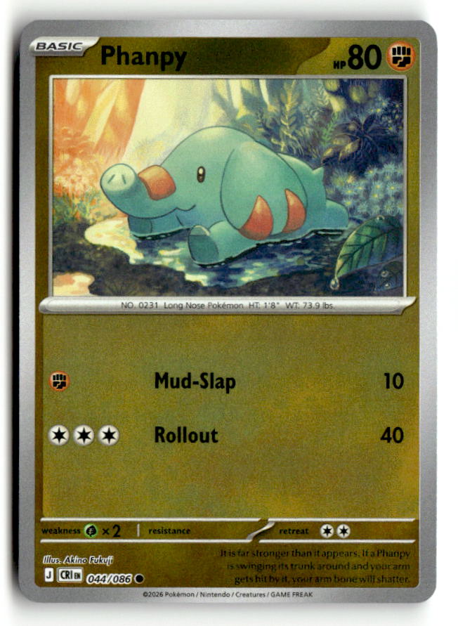 Phanpy | Near Mint / English / Reverse Holofoil