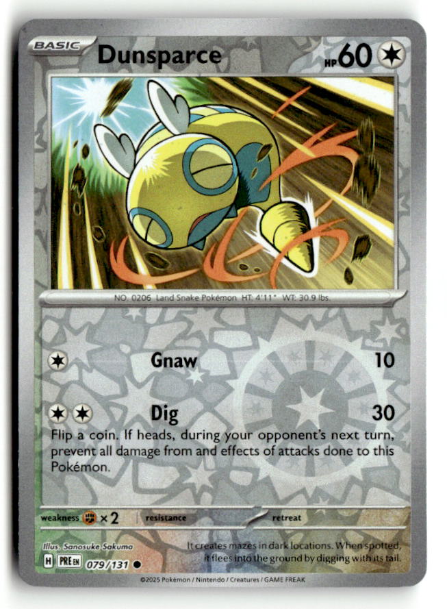 Dunsparce | Near Mint / English / Reverse Holofoil