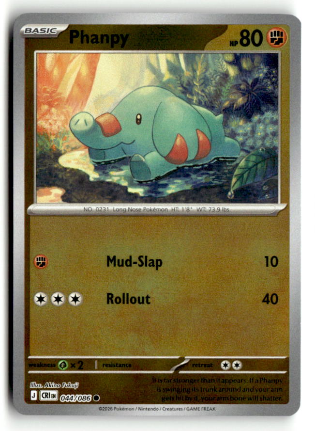 Phanpy | Near Mint / English / Reverse Holofoil