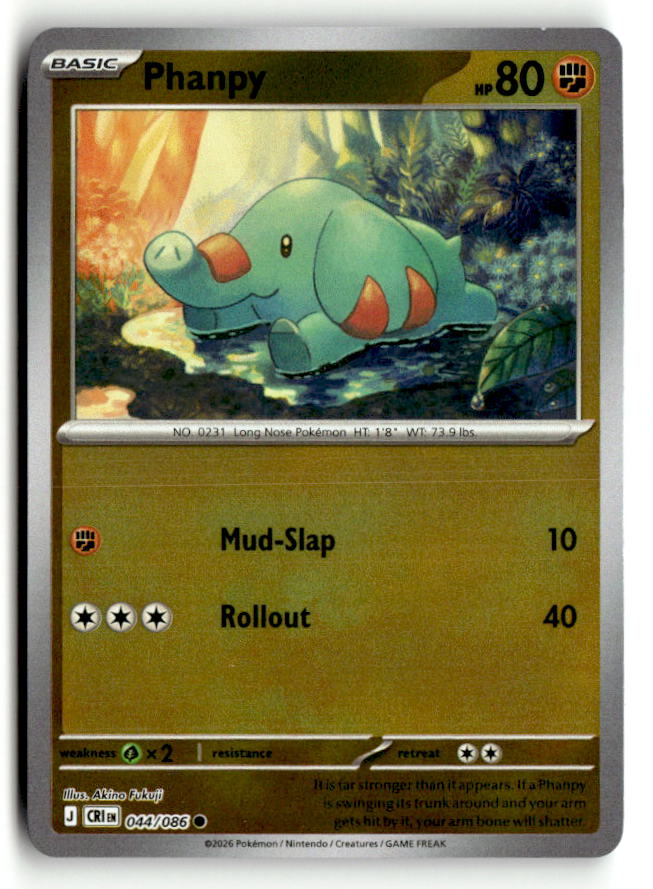 Phanpy | Near Mint / English / Reverse Holofoil