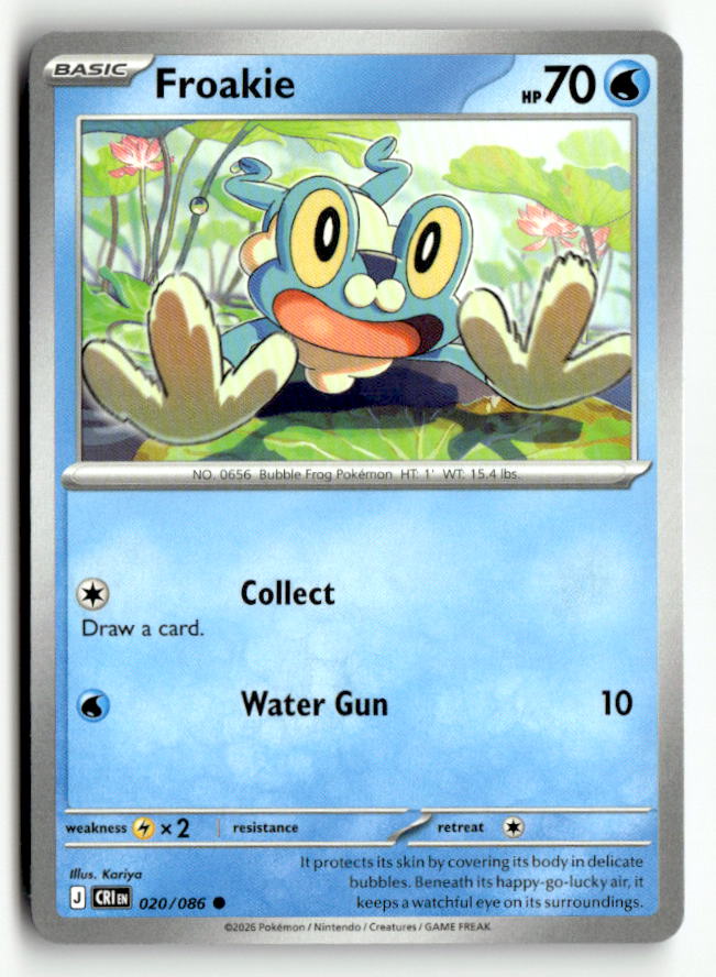 Froakie - 020/086