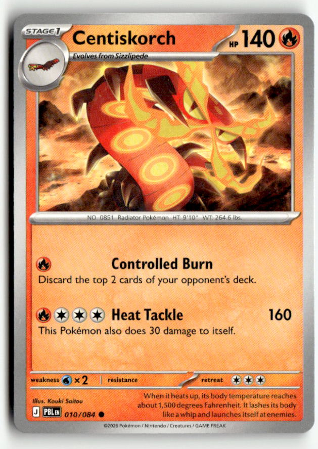 Centiskorch | Near Mint / English / Normal