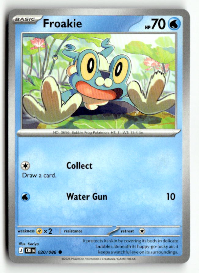 Froakie - 020/086