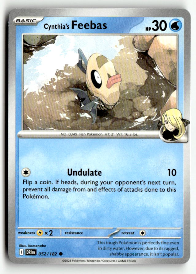 Cynthia's Feebas | Near Mint / English / Normal