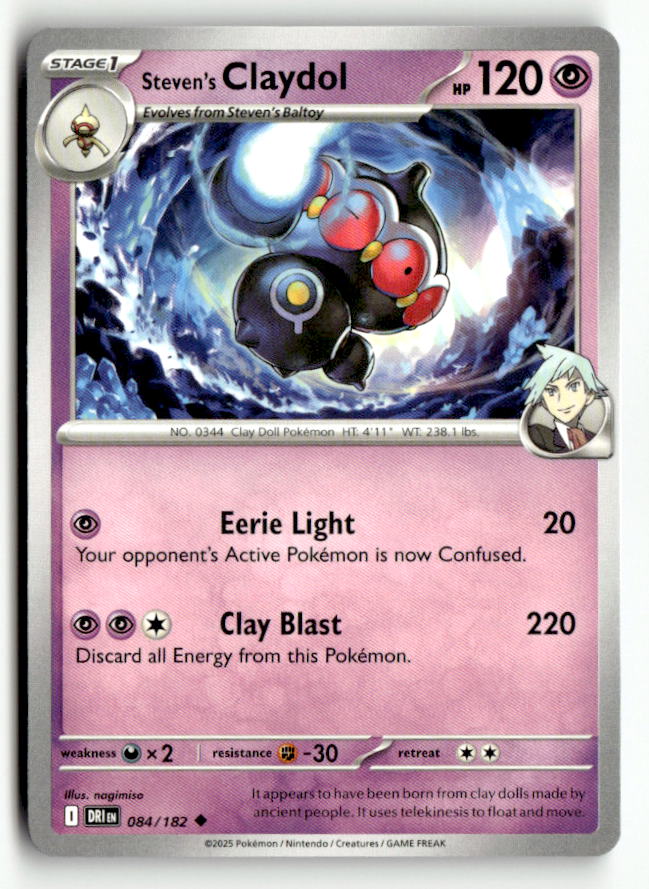Steven's Claydol | Near Mint / English / Normal