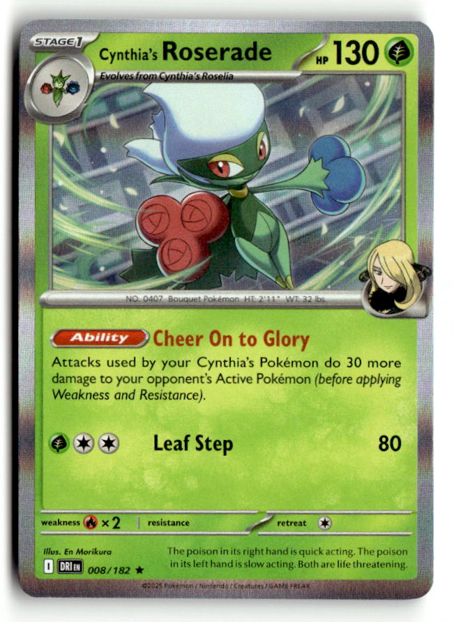 Cynthia's Roserade | Near Mint / English / Holofoil