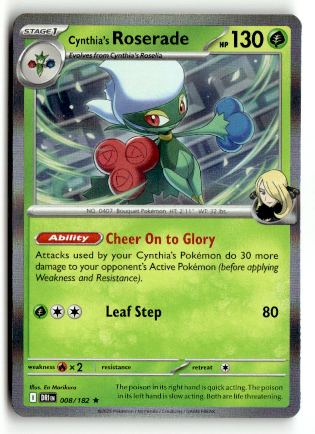 Cynthia's Roserade | Near Mint / English / Holofoil