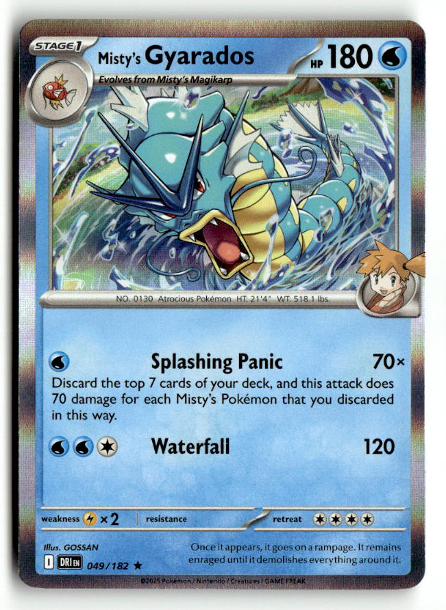 Misty's Gyarados | Near Mint / English / Holofoil