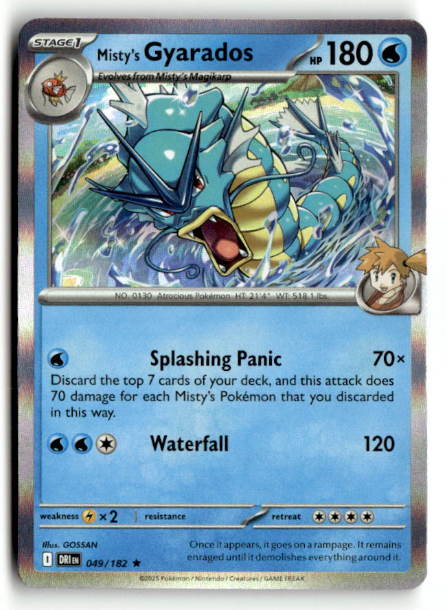 Misty's Gyarados | Near Mint / English / Holofoil