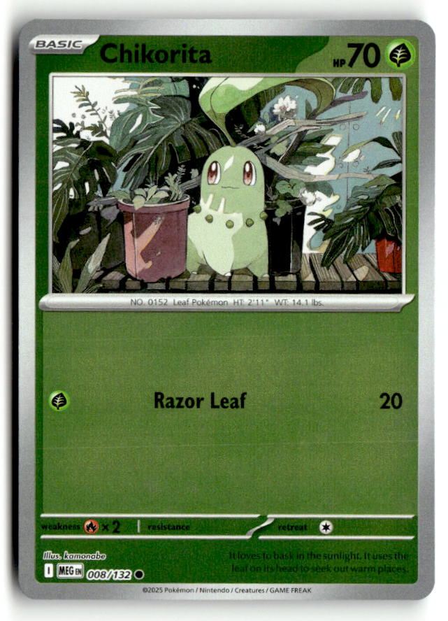 Chikorita | Near Mint / English / Reverse Holofoil